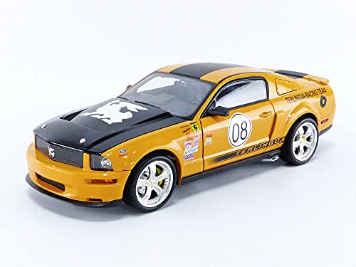 SHELBY COLLECTIBLES- Voiture Miniature de Collection, SHELBY297, Orange/Black Cover