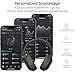 TOZO HT3 Hybrid Noise Cancelling Headphones, 90H Battery Life Wireless Over Ear Bluetooth 6.0 Foldable Headset, AI Voice Assistant with 5 Mics, Connect 2 Devices and Hi-Res Sound, 32 EQ Audio Presets
