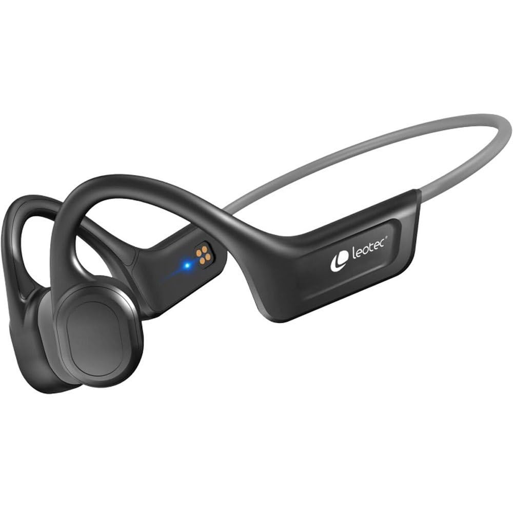 LEOTEC Auriculares con Micrófono OSEA Gris