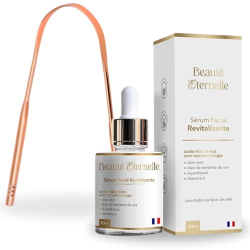 KIT Sérum Facial Hidratante e Revitalizante Rejuvenescedor Beauté Éternelle 30 ml com