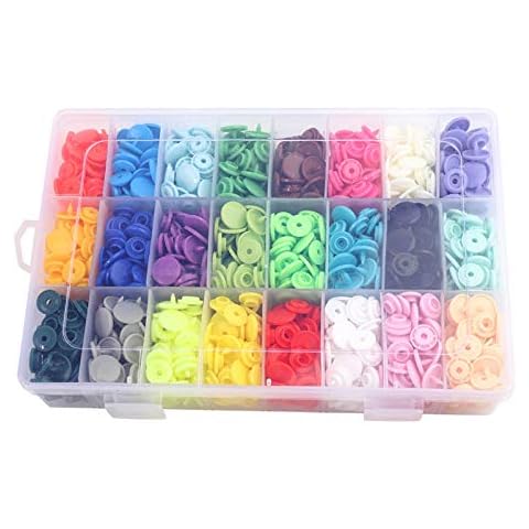 acbtao124 T5 plastic pressure buttons set with pliers, toolkit tools and containers organizers, easy replacement of brooches, buttons press machine, 360 games (Color : 360pcs) Cover