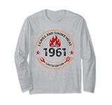 Photo Gallery i grill e fumo carne dal 1961 61 anni 61° compleanno maglia a manica Photo Gallery i grill e fumo carne dal 1961 61 anni 61° compleanno maglia a manica