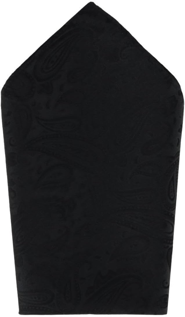 Trafalgar Men's Banbury Tone on Tone Paisley 12 Inch Silk Pocket Square