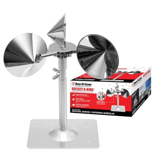 Reflective Spinning Bird Deterrent Device
