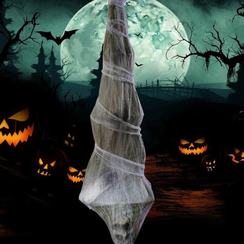 Cadáver falso decorativo para ambientar el césped del jardín y patios en Halloween 4