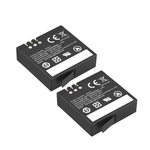 Baterías AZ16-1 y AZ16-2 para Xiaomi YI 4K y Yi Lite pack de dos unidades de repuesto 6