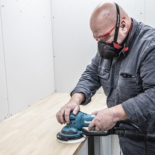 Trend Profi-Schleifscheiben 150 mm für Exzenterschleifer, Körnung 80/120/180 + Pad Saver, 7 Stück, Netzschleifmittel für starke Staubabsaugung und vielseitiges Finish, AB/150/M7/P