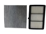 Filtro dell'aria motore 172205BVH00 80292-SDA-A01 Compatibile con Honda CDX Elysion Vti RC4 2.0 Hybrid(2 Pcs Filter Set)
