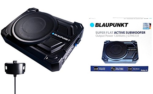 Blaupunkt GTHS131 GTHS131 Super-Flat 200-Watt-Max Active Subwoofer, Black