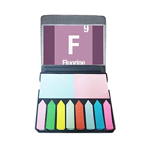 Fluor Bloc-notes Autocollant Science Marque-page Coloré Onglet Chimique