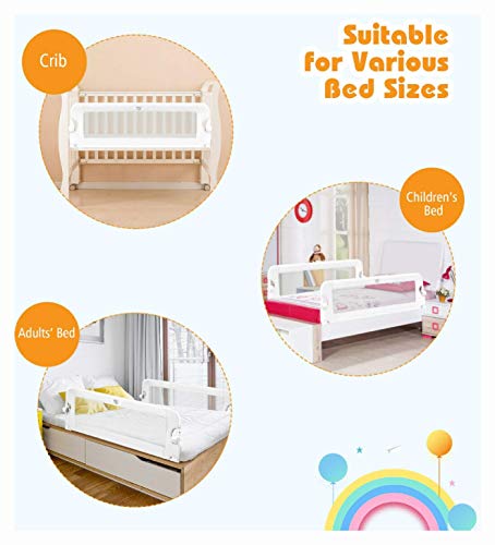 image for HomyDelight Crib & Toddler Bed Accessory, 48