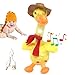Tanzende Ente Plüsch mit Lichtern und 120 Liedern. Dancing Duck Plüschtiere Singen und Tanzen. Elektronisches Shake Ente Form Spielzeug Für Kinder Erwachsene. Inklusive Batterie und USB-Kabel.
