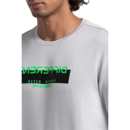 Image of Spykar Men's Cotton Round Neck Sweatshirt