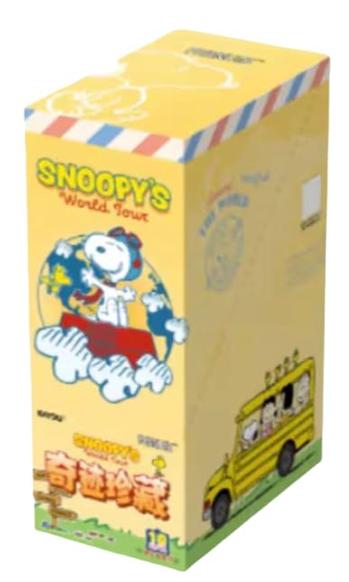 Kayou | Snoopy Collectable Trading Card | Sealed Box | Simplified Chinese Edition | For Collectors 15+ Years | World Tour
