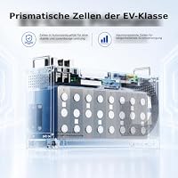 Dyness 24V 100Ah LiFePO4 Lithium Batterie, 2.56kWh Server Rack Akku mit Bluetooth, 6000 Zyklen, Eingebautes 100A BMS, CAN/RS485, Lithium für Solar, Off-Grid, Wohnmobil, Haus-Notstrom – Ansicht 5