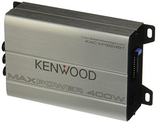 Kenwood 1177524 Compact Automotive/Marine Amplifier Class D Kac-M1824Bt, 180W Rms, 400W Pmpo, 4 Channel #TOP1