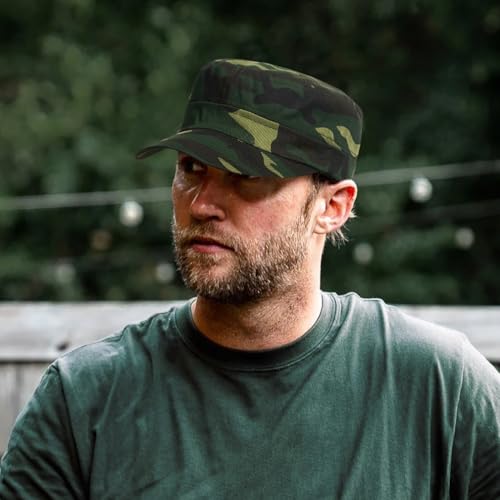 Image of Unisex Basic Cadet Army Caps Everyday Military Style Hat