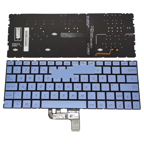 Clavier portable japonais pour ASUS Zenbook 13 UX334FL bleu lumineux