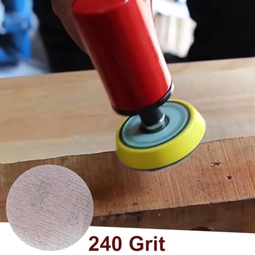 SPEEDWOX 3-Inch 240 Grit Mesh Abrasive Dust Free Sanding Discs, Virtually Dust-Free, Box of 25 Discs - Image 4