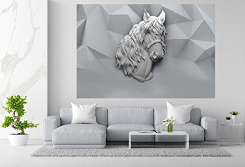 Image of Cabana Homes (48 inch x 36 inch) 3D Self Adhesive Wallpaper, Living Room, Bedroom, Sofa Background, Gypsum Board, Office