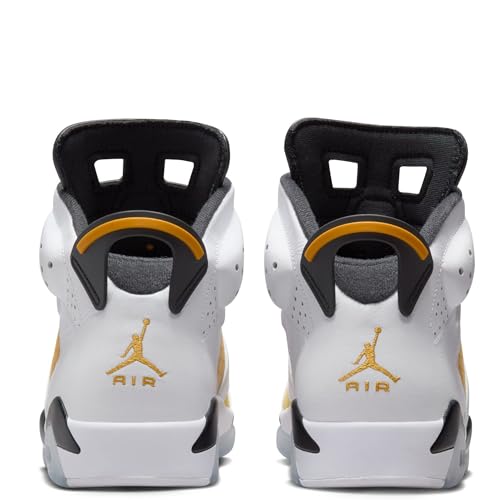 Nike Men's Jordan 6 Yellow Ochre Size 11.5 White/Yellow Ochre-Black (CT8529-170)4