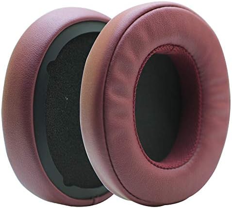 Poyatu Earpads for Skullcandy Crusher Bluetooth Wireless Crusher EVO ANC Over-Ear Headphones Replacement Ear Cushions Hesh 3 / EVO/ANC Venue ANC Ear Pads Repair Parts (Deep Red)
