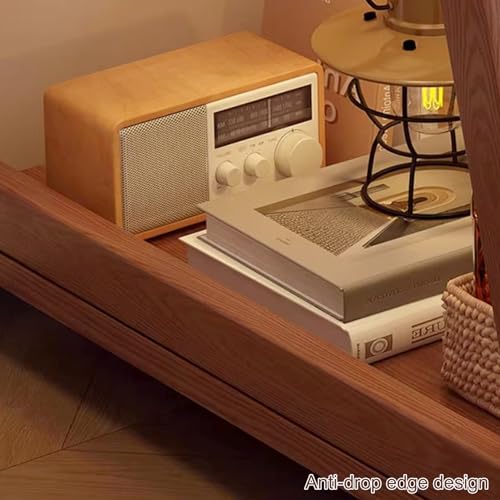 Table d'appoint à roulettes double couche pour optimiser les petits salons