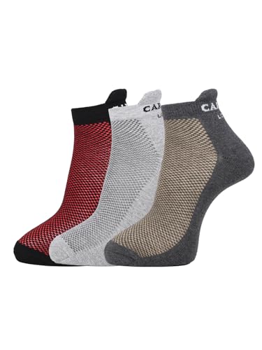 Image of Carlton London Men's Premium Cotton Low Cut Socks Pack of 3 /4 /5