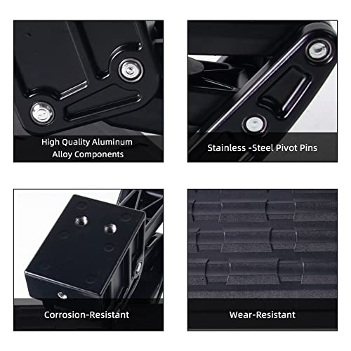 Aumzong 7531201A Bedstep Retractable Bumper Step，Compatible With 2015 2016 2017 2018 2019 2020 Ford F150，Replaces Rear Tailgate Bedsteps #TOP2