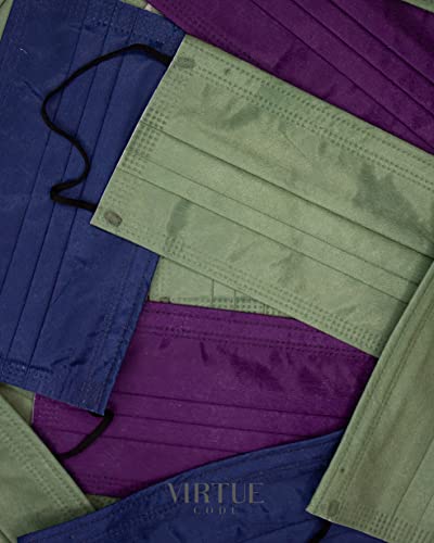 VIRTUE CODE Support Mask. 50 Disposable Face Masks for Men and Women