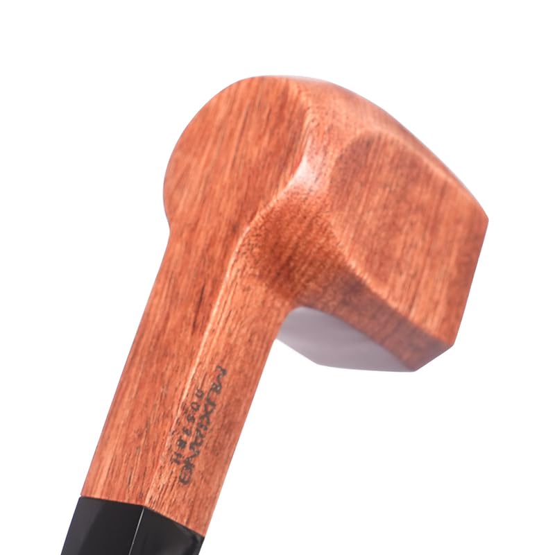 MUXIANG Tabakpfeife aus Birnbaumholz mit farbigem Stiel AD0090