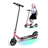 iScooter iK3 Kids Electric Scooter, 6 Inch Electric Scooter for Kids 6-12, 16KM/H Max Speed & 9KM Max Range, 3 Speed Levels, 2-3H Charging Time, Dual Braking Modes, 70KG Max Load, Gifts for Boys Girls