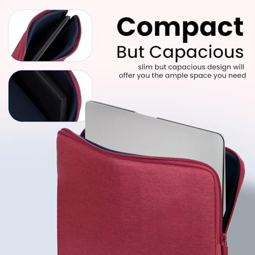 Image of RIVACASE Suzuka ECO Laptop Sleeve 13.3-14 inches fits Most Popular MacBook, Laptops, Ultrabooks and Tablets ECO-Friendly RPET Water Resistant Polyester Fabric