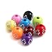 Small Round Spacer Beads, 500 Pack, 8mm (1/3 Inch) with 2mm Hole, Acrylic (Colorful Cross)
