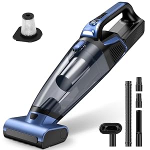 Pet Hair Handheld Vacuum Cordless: 20000PA Rechargeable Car Vacuum Cleaner