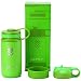 Summit Kids 14 oz Water Bottles, Insulated Stainless Steel Metal Bottle, Silicone Sleeve, BPA Free Plastic Cap & Straw Lid, Use as Travel Tumbler, Toddler Cup, or Kid Canteen for Boys & Girls