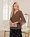 Dressy Tops for Women Night Out: Sparkly Tops - Formal Blouses for Women Elegant Evening & Cocktail Classy 70s Disco Outfits Brown Blouses for Going Out Trendy Party Shirts Womens Fall Fashion 2025