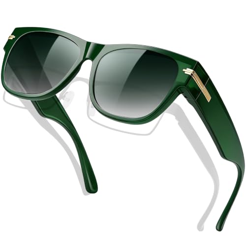 Image of KANASTAL Over Glasses Sunglasses Square Fit Over Polarized Sunglasses UV400