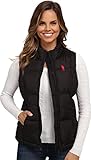 U.S. Polo Assn. Junior's Basic Puffer Vest, Black, Small