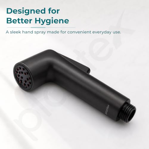 Image of Plantex Self Cleaning Health Faucet for Toilet /ABS Plastic Jet Spray for Bathroom /Hand Gun /Without Hose Pipe - Pack of 1 (Black)