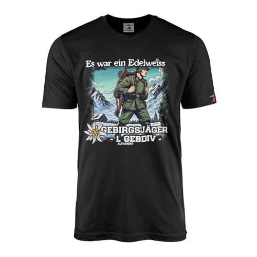 T-shirt militaire Autriche Edelweiss Gebirgschäger hiver coton épais modèle #45737