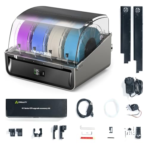 Creality CFS Filament System and K1 Upgraded Accessory Kit Multi-Color 3D Printing, Compatible with K1 Max, K1C, K1, K1 SE 3D Printer, Supports 4 Parrelle Systems for 16 Colors Printing