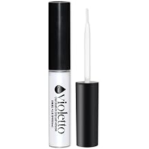 VIOLETTO Clear Brush-On Strip Lash Adhesive, Latex-Free Eyelash Glue with Avocado Oil & Tea Tree Extract, 5g / 0.18 oz