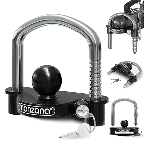 Monzana Antivol Attelage Remorque 50 mm