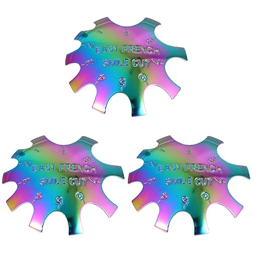 Set 3 piezas herramientas acero inoxidable para manicura miniatura 1