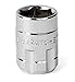 GEARWRENCH 1/4" Drive Pass-Thru? Standard Metric Socket 4.5mm, 6 Point - 522450GR