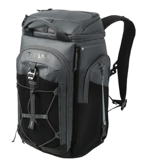 Titan by Arctic Zone 26-Can Backpack Cooler (Gray)