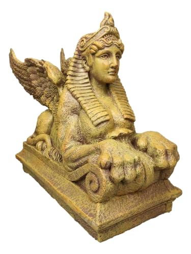 Ebros Ptolemaic Era Egyptian Sphinx Statue 8" Long Ancient Egyptian Gods and Pharaohs Sphinx Guardian Deity Figurine