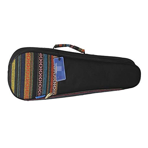 Tbaobei-Baby Sac Guitare 21 Pouces Ukulele Ukulele Uklele Petite Guitare Sac de Style Ethnique Guitar Case Sac Guitare… - Les Beatles, Paul McCartney, John Lennon, RIngo Starr, George Harrison Tbaobei-Baby Sac Guitare 21 Pouces Ukulele Ukulele Uklele Petite Guitare Sac de Style Ethnique Guitar Case Sac Guitare… – Image 3