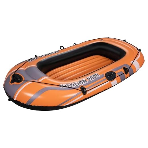 Bestway Schlauchboot, Kondor 2000, 188 x 98 x 30 cm, für 1 Erwachsenen + 1 Kind